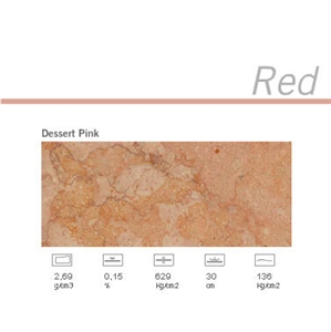 Dessert Pink Limestone Slabs & Tiles