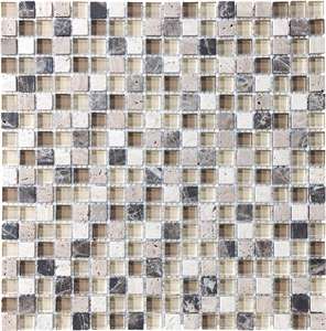 Cappucinno Glass Stone Mosaic