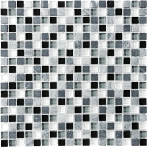 Midnight Glass Stone Blend Mosaics Midnight Glass Stone Blend Mosaics