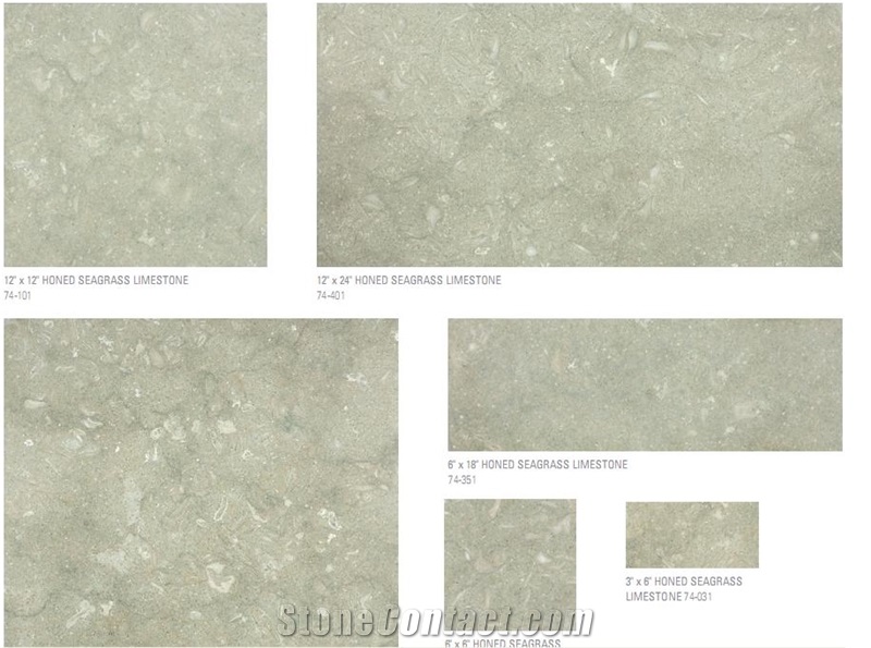 Seagrass Limestone Slabs & Tiles, Turkey Green Limestone