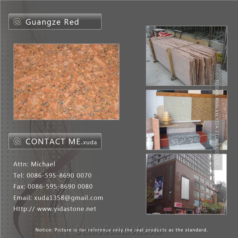 Guangze Red Granite Slabs & Tiles, China Red Granite