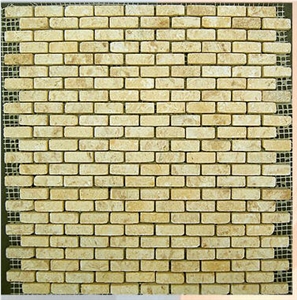 Gold Travertine Mosaic