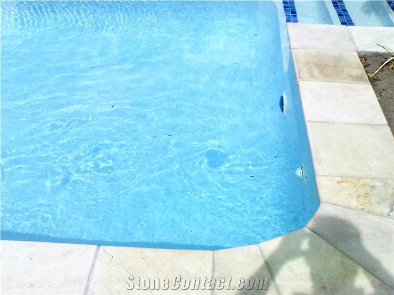 Sandstone Pool Copings Double Bullnosed