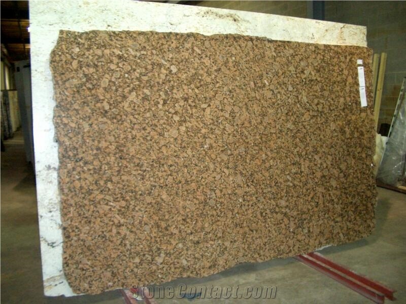 Giallo Fiorito Granite Slab, Brazil Yellow Granite