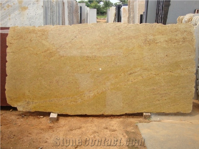 Kashmir Gold Granite Slab, India Yellow Granite