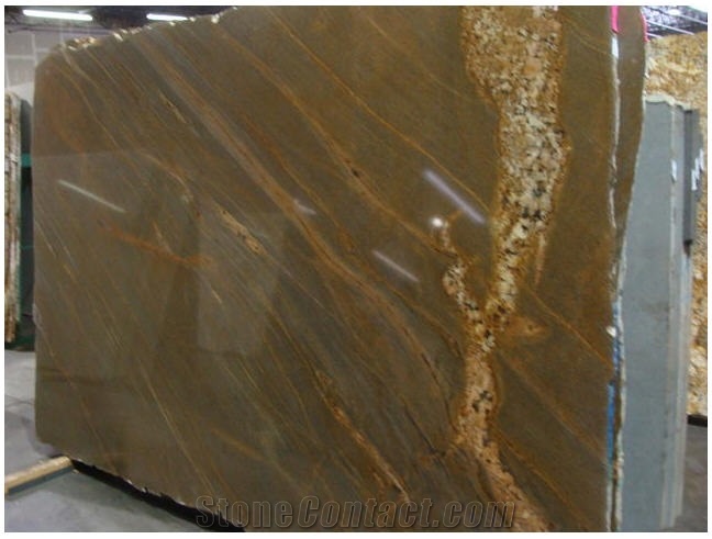 Sucupira Brown Granite Slab