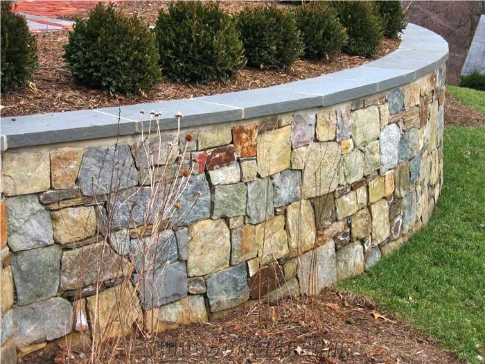 Quartzite Retaining Wall
