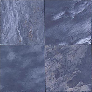 Silver Blue Slate Slabs & Tiles, South Africa Grey Slate