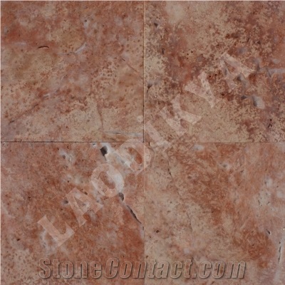 Pink Travertine Light Slabs & Tiles, Turkey Pink Travertine