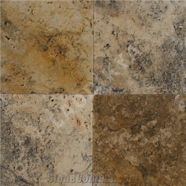 Scabas Travertine Slabs & Tiles, Turkey Yellow Travertine