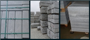 Bergama Grey Granite Kerbstone