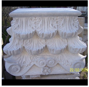Benjamin Grey Light Column Base, Limestone
