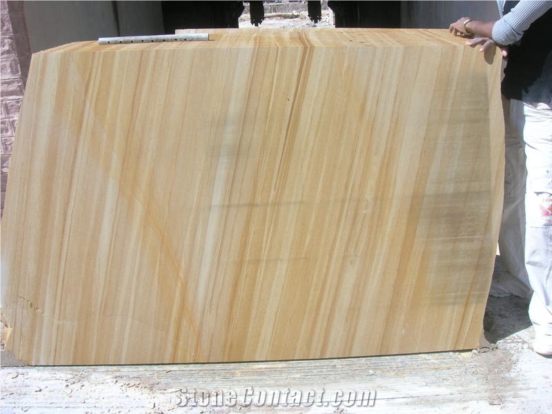 Teak Sandstone Blocks, India Yellow Sandstone