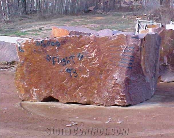 Colorado Rose Red Granite Blocks