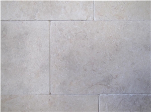 Jerusalem Grey Limestone Brushed Slabs & Tiles, Israel Grey Limestone