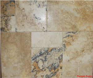 Pompeii Rustic Travertine French Pattern