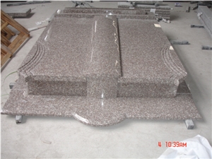 G664 Red Granite Monument