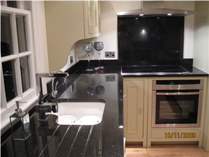 Black Galaxy Granite Countertop