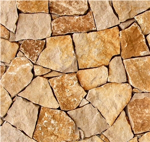 Evia Yellow Limestone Flagstone