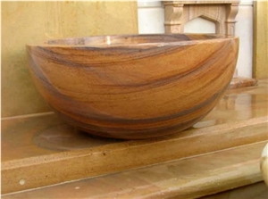 Rainbow Sandstone Wash Basin