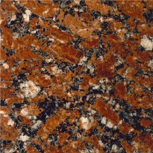Rosso Santiago Granite Slabs & Tiles, Ukraine Red Granite