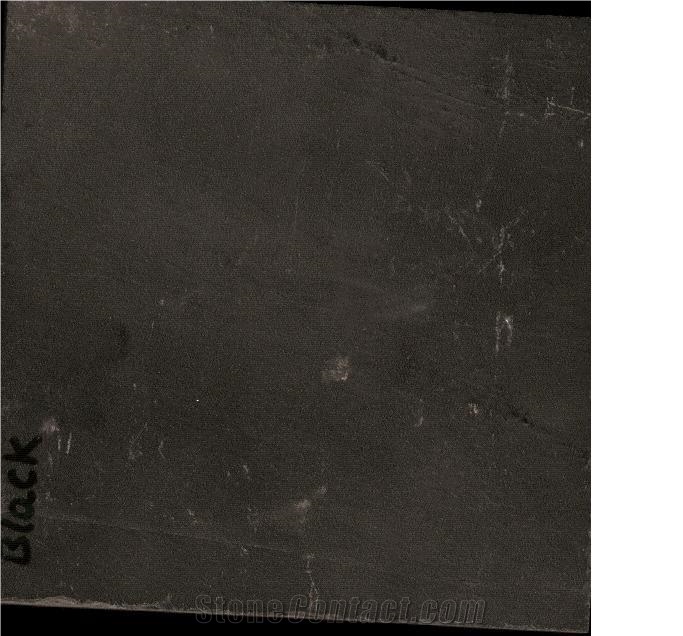 Indian Black Slate Slabs & Tiles