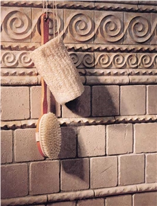 Tuscan Stone Carved Border
