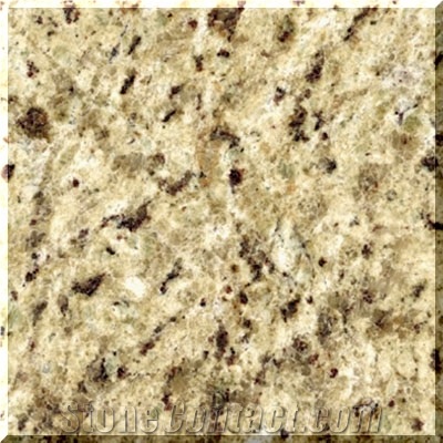 Giallo Ornamental Granite Slabs & Tiles, Brazil Yellow Granite