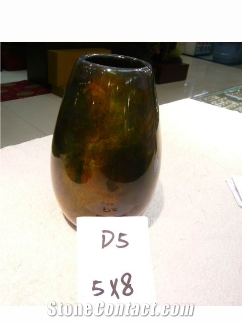 Multicolor Jade Vase,Home Decor