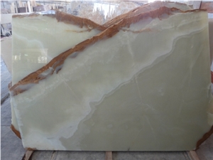 Damghan Green Onyx Slabs, Iran Green Onyx