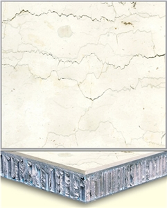 Bianco Perlino Laminated Panel,Honeycomb