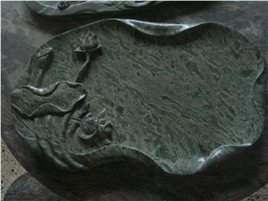 Stone Tea Tray Green Granite Tea Tray