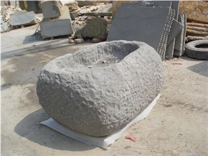 Grey Sandstone Wash Basin