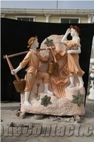 Statue Garden Fountain