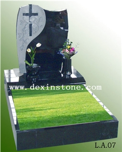 European Style Tombstone with Cross European Style Tombstone with Cross