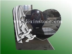 Hear Shape European Style Tombstone