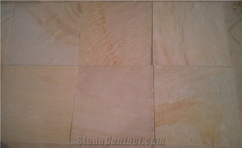 Dhari Sandstone Slabs & Tiles, India Beige Sandstone