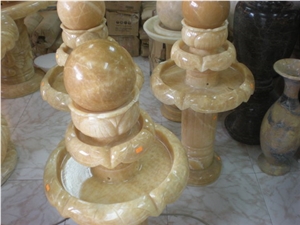 Honey Onyx Fountain Ball