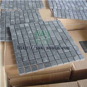 China Blue Limestone Mosaic