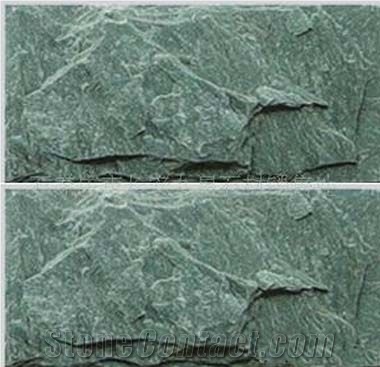 China Green Slate Mushroom Stone