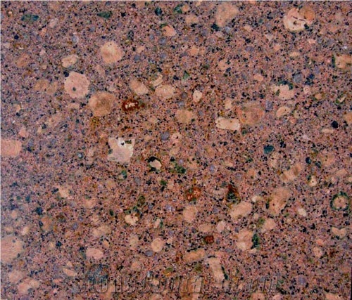 Copper Silk Granite Slabs & Tiles, India Pink Granite