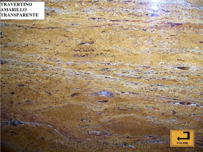 Travertino Amarillo Transparante Travertine Slabs & Tiles, Spain Yellow Travertine