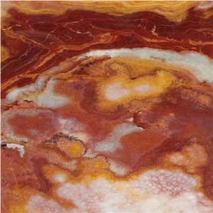 Multicolor Red Onyx Slabs & Tiles, Pakistan Red Onyx