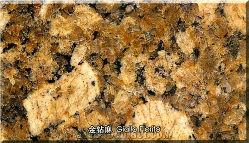 Giallo Fiorito Granite,Gold Granite, Granite Tiles