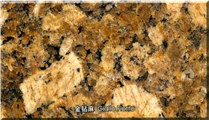 Giallo Fiorito Granite,Gold Granite, Granite Tiles