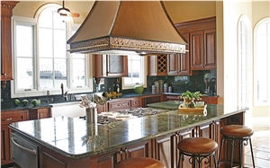 Green Quartzite Kitchen Countertops