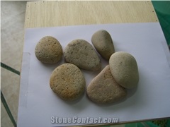 White Applanate Pebble