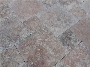 Silver Travertine Pattern Set