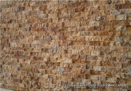 23x100 Split Yellow Travertine