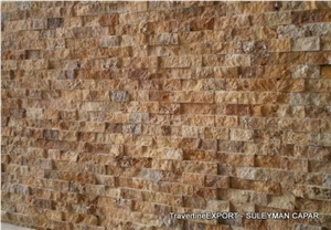 23x100 Split Yellow Travertine